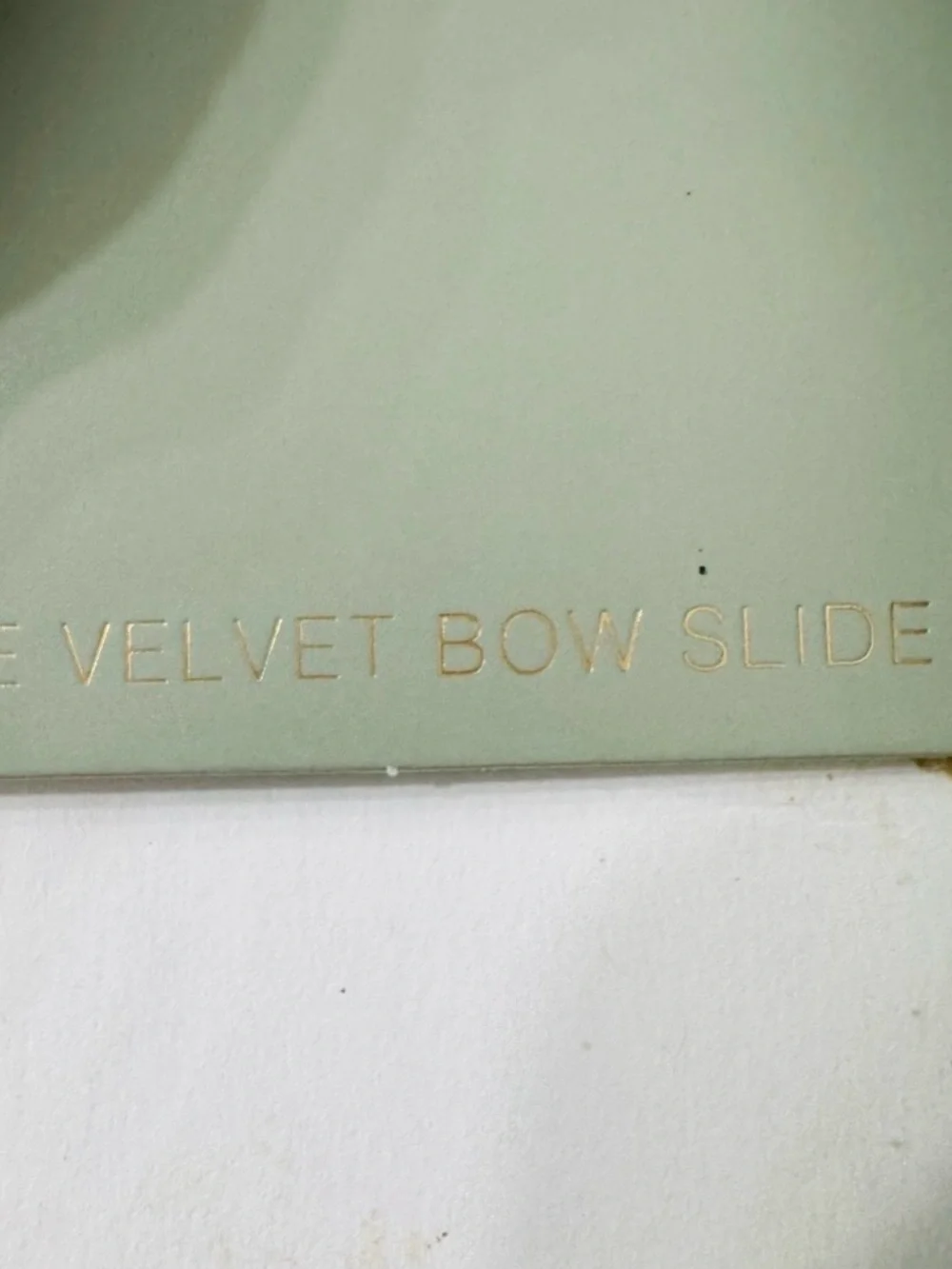 Olive Green Velvet Hair Bow Ribbon
